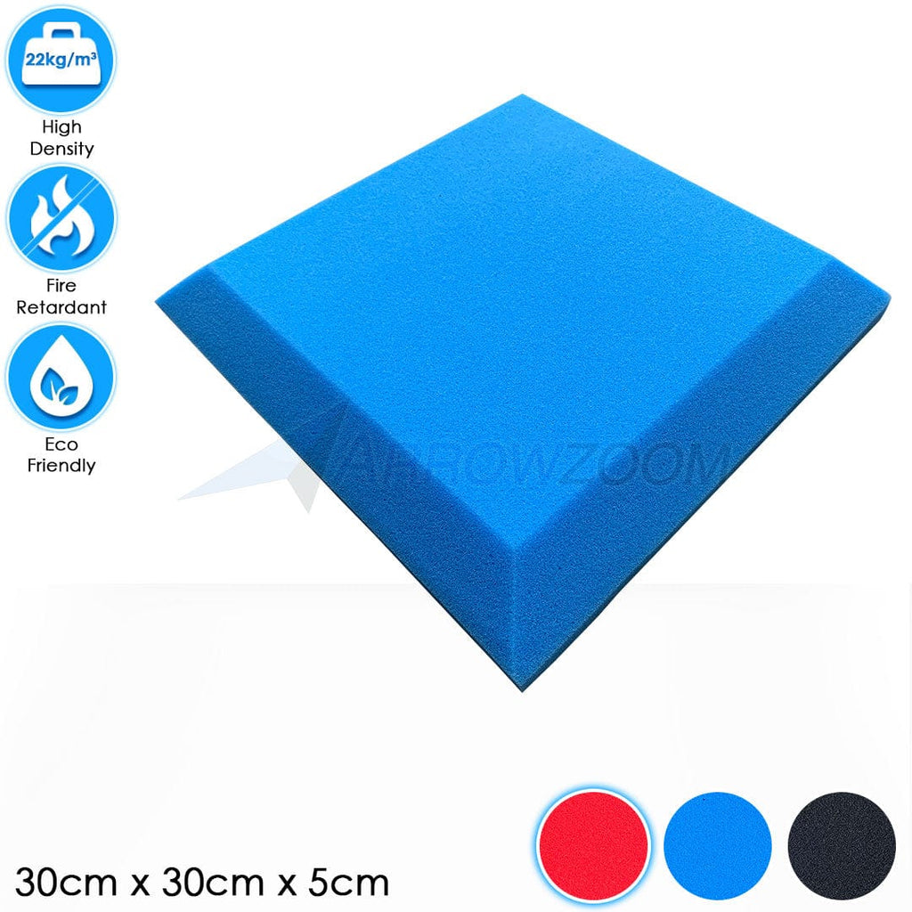 Arrowzoom™ PRO Series Soundproof Foam - Flat Bevel Pro - KK1196 Blue / 1 piece