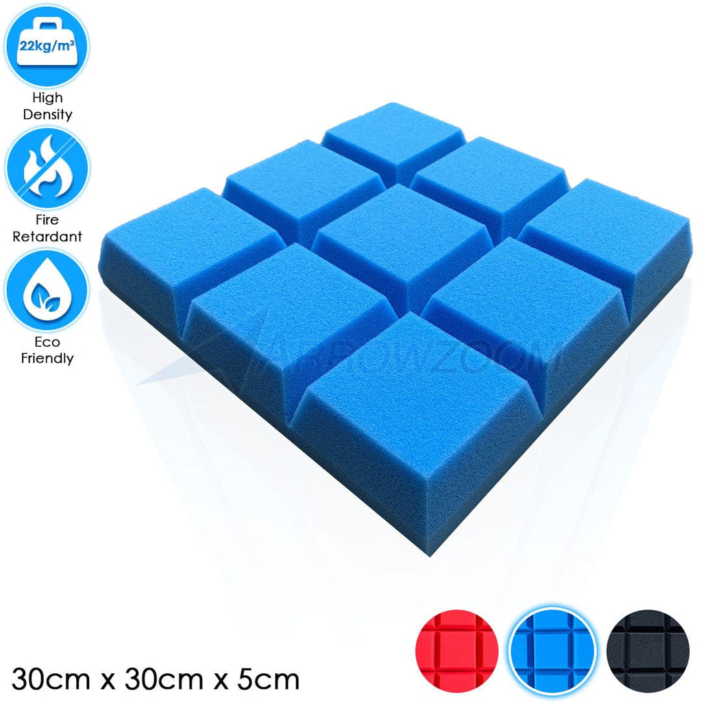 Arrowzoom™ PRO Series Soundproof Foam - Sudoku Pro - KK1195 Blue / 1 piece