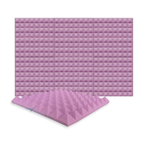 New 6 Pcs Bundle Pyramid Tiles Acoustic Panels Sound Absorption Studio Soundproof Foam 8 Colors KK1034 Arrowzoom.