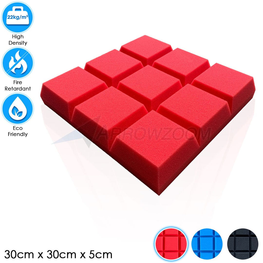 Arrowzoom™ PRO Series Soundproof Foam - Sudoku Pro - KK1195 Red / 1 piece