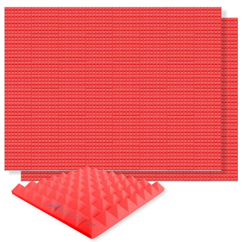 New 96 pcs Bundle Pyramid Tiles Acoustic Panels Sound Absorption Studio Soundproof Foam 8 Colors KK1034 Arrowzoom.