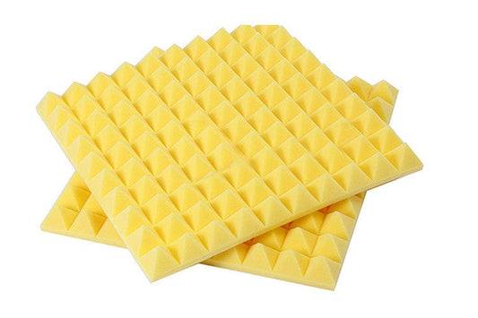 New Pyramid Adhesive Backed Tiles Acoustic Panels Sound Absorption Studio Soundproof Foam 7 Colors KK1053 Arrowzoom.