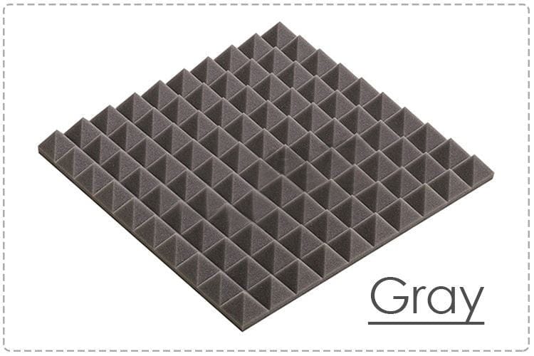New 6 pcs Bundle Pyramid Adhesive Backed Tiles Acoustic Panels Sound Absorption Studio Soundproof Foam 7 Colors KK1053 Arrowzoom.