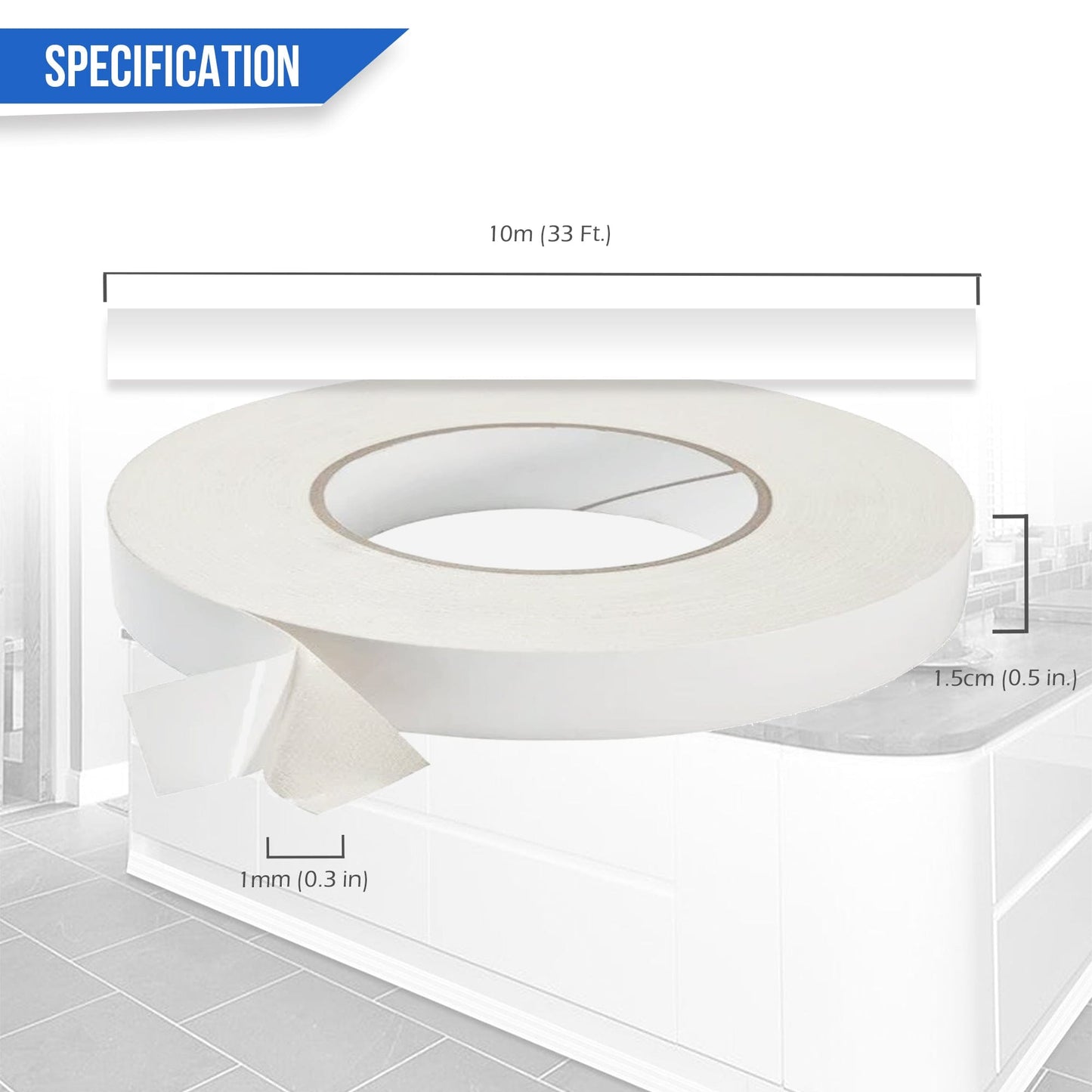 Arrowzoom Double Sided Adhesive Tape 10m - KK1329