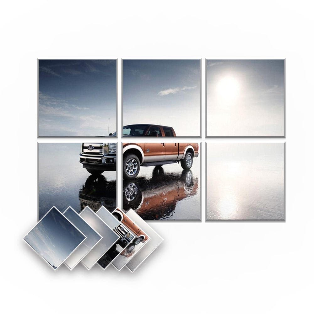 Arrowzoom Car Velcro Felt Art Wall Panels KK1227 Design D / 6 Pieces - 90 x 60 cm / 35.4 x 23.6 in