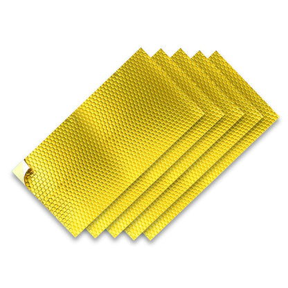 Arrowzoom Self-Adhesive Butyl Sound Deadening Mat - KK1148 Gold / 5 PACK