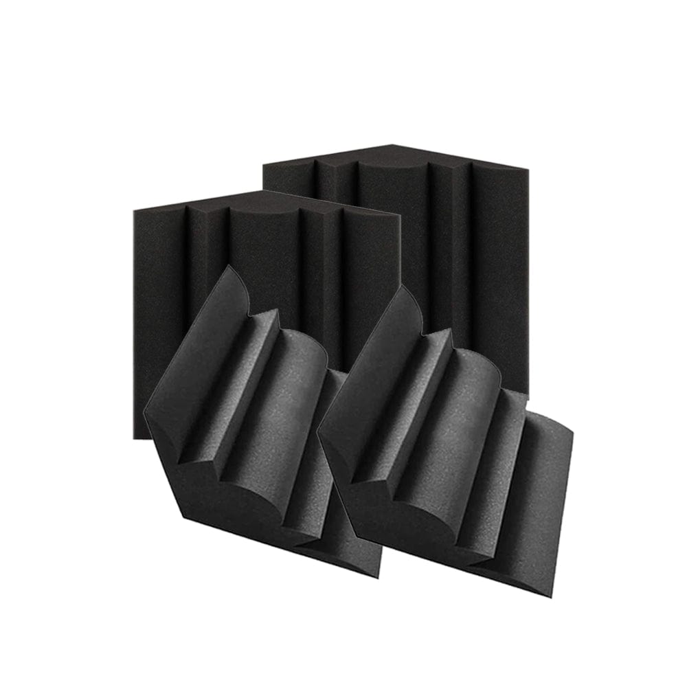 Arrowzoom Bass Trap Series Black Bundle KK1036 4 Pieces - 30 x 30 x 25 cm /11.8 in X 11.8 in X 9.8 in