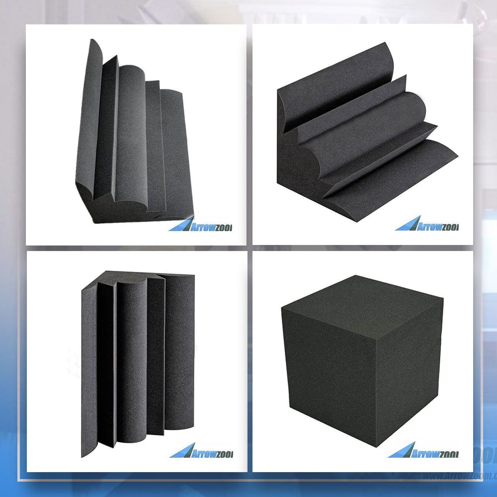 Bass Trap Kit 2 Stk.Ca.100x30x30cm Lamellen (Pyramiden) Profil 1 Stk. Akustik Würfel ca Bass Trap Kit 2 Stk.Ca.100x30x30cm Lamellen (Pyramiden) Profil 1 Stk. Akustik Würfel ca