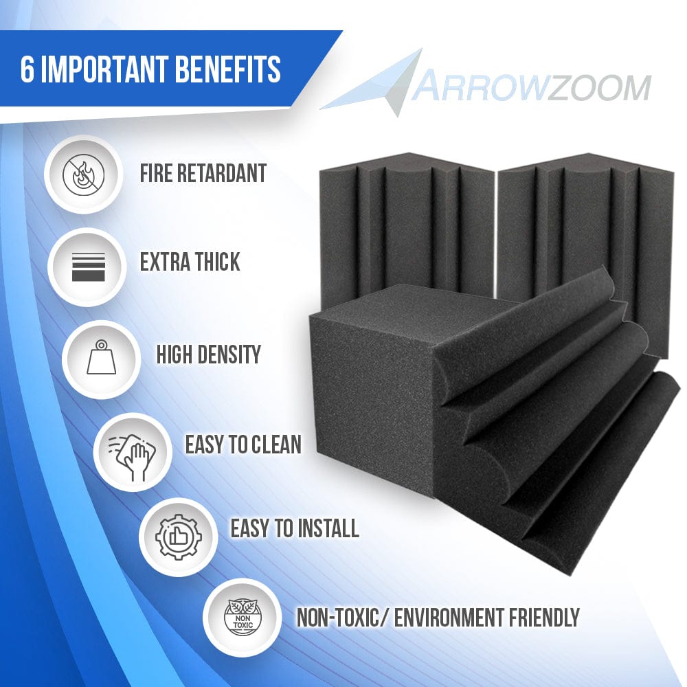 Bitterroot Guitars Isolation Foam For Soapbar/P90 Bass Pickups - Black, 2-Pack (120630-2PK)