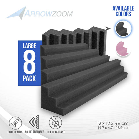 Arrowzoom Column Pillar Bass Trap Series Solid Colors KK1162
