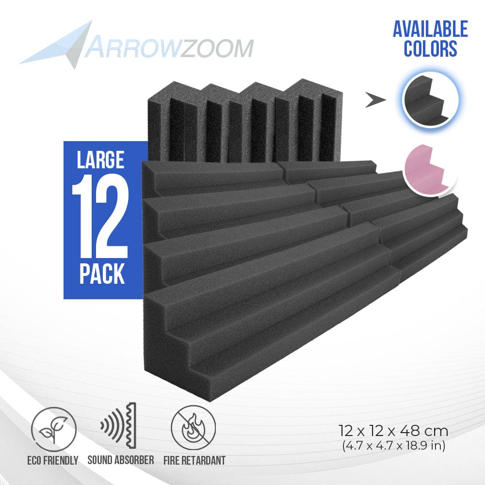 Arrowzoom Column Pillar Bass Trap Series Solid Colors KK1162