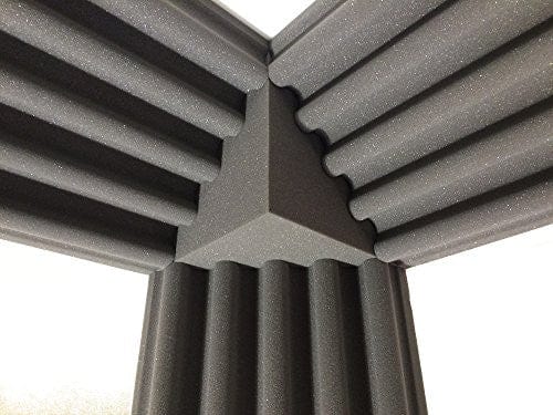 LENRD, paneles de absorción acústica, trampa para graves, 8 unidades, color  borgoña, Carbón