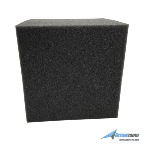New 1 Pc Cube Corner Bass Trap Block Acoustic Panels Sound Absorption Studio Soundproof Foam 20 x 20 x 20 cm KK1135