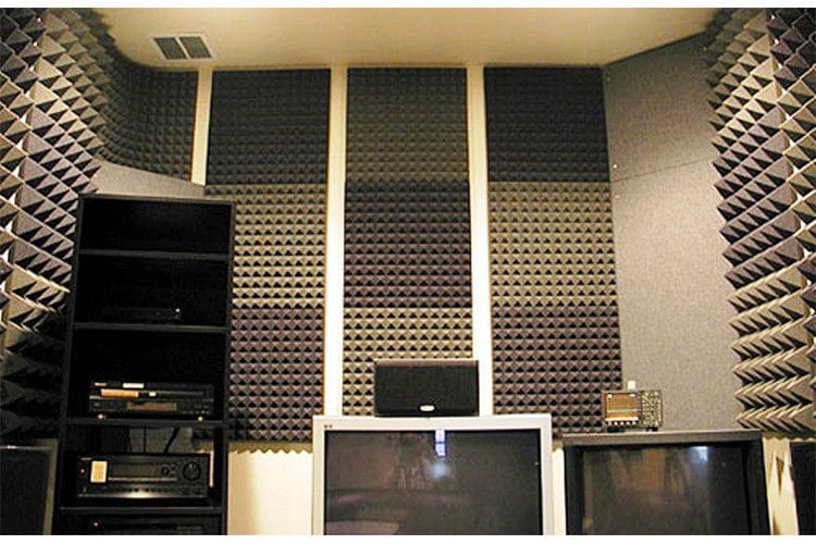 Vaguelly 2 unids paneles acústicos insonorización acolchado a prueba de  sonido panel de pared Owens Corning 703 Insonorización estudio espuma cuña