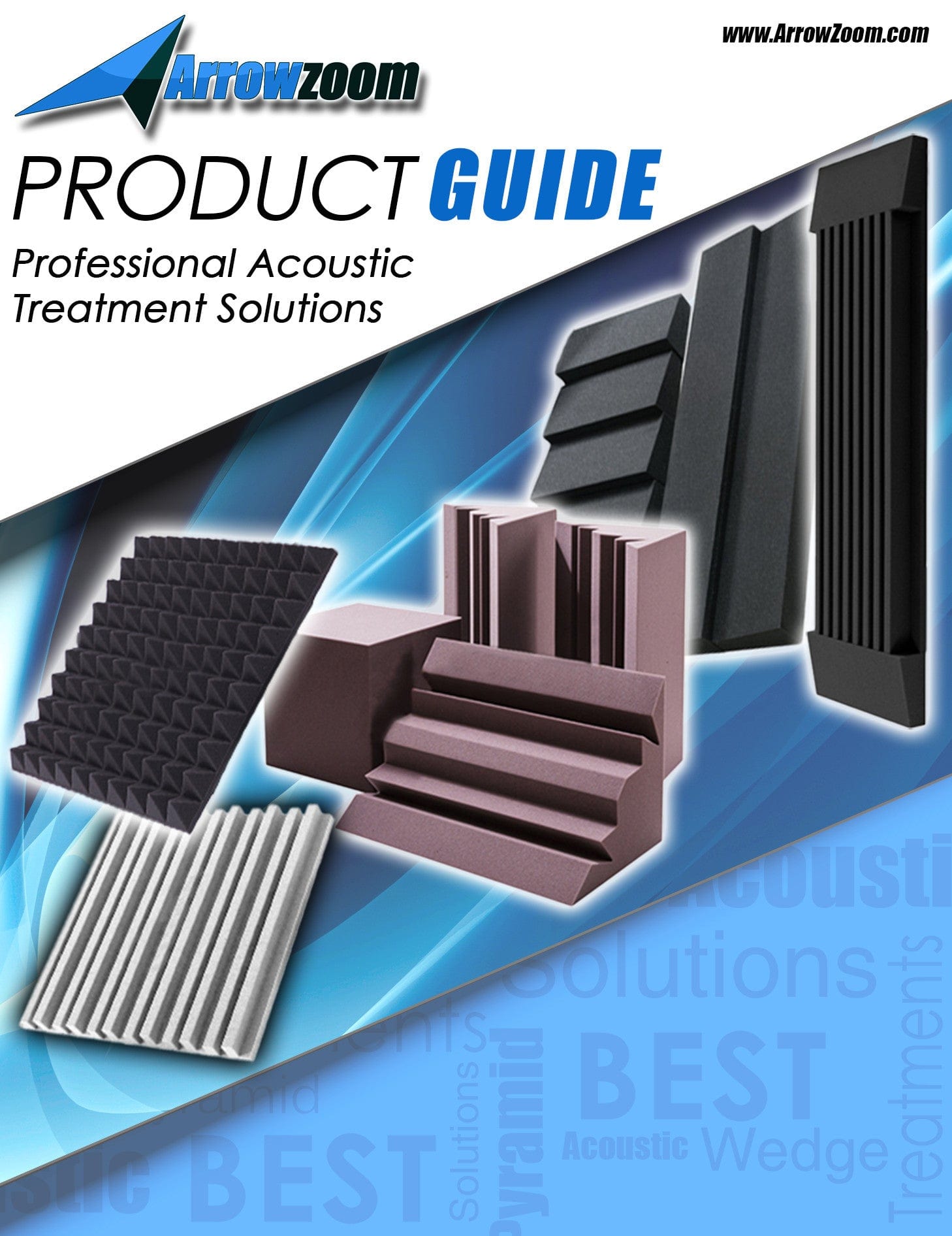 FREE Acoustic Foam Product Guide Catalog Arrowzoom Acoustics
