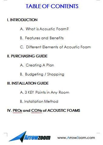 FREE Guide for Acoustic Foam Panels