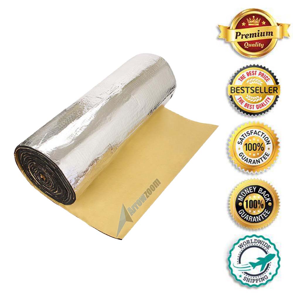 Arrowzoom Car Sound Deadening Mat - Aluminum Foil - 1 Meter - KK1149