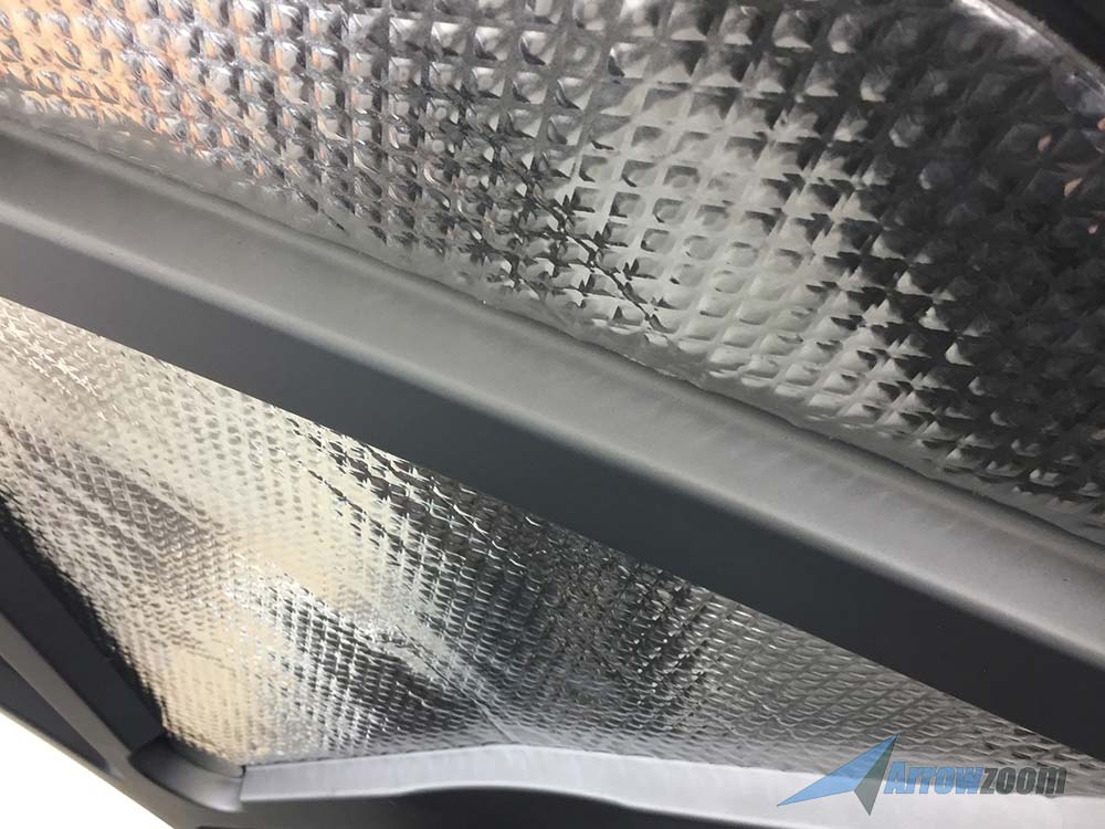 Arrowzoom Car Sound Deadening Mat - Aluminum Foil - 1 Meter - KK1149