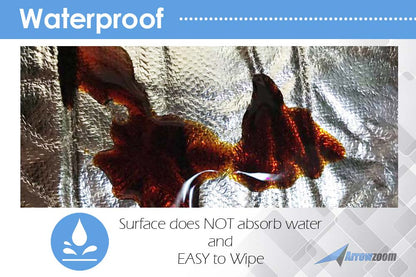 Arrowzoom Fireproof Aluminum Insulation Foil Mat - 1 Meter - KK1151 (Water Pipe/ Furnace/ AirCon/ Ceiling )