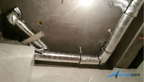 Arrowzoom Fireproof Aluminum Insulation Foil Mat - 1 Meter - KK1151 (Water Pipe/ Furnace/ AirCon/ Ceiling )
