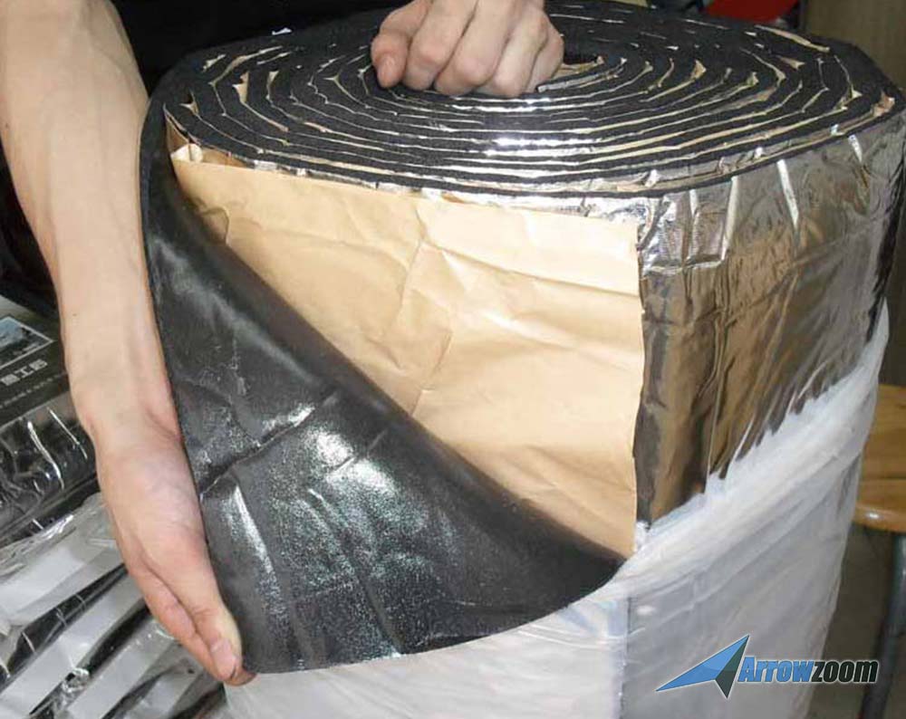 Arrowzoom Fireproof Aluminum Insulation Foil Mat - 1 Meter