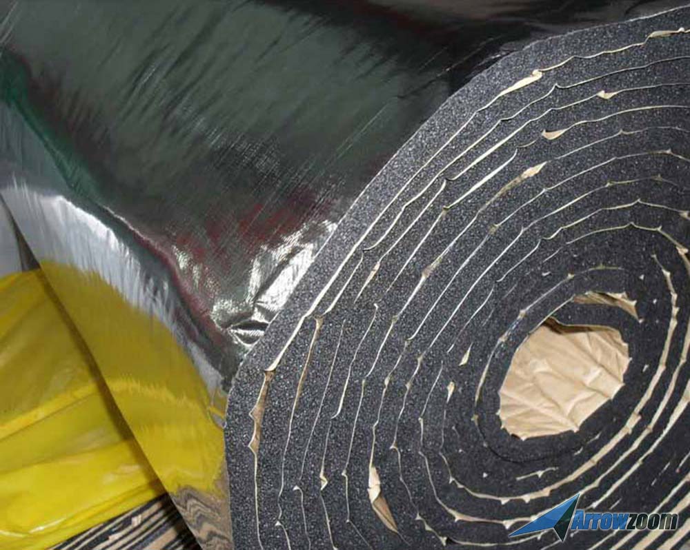 Arrowzoom Fireproof Aluminum Insulation Foil Mat - 1 Meter - KK1151 (Water Pipe/ Furnace/ AirCon/ Ceiling )