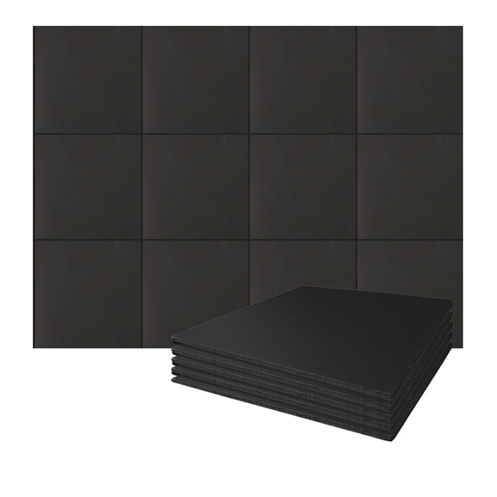 Arrowzoom Mass Loaded Vinyl Sheet - Soundproofing Barrier For Wall, Floor, Ceiling - 30x30cm  - KK1246 Black / 12 / 1.2 mm /0.05 in