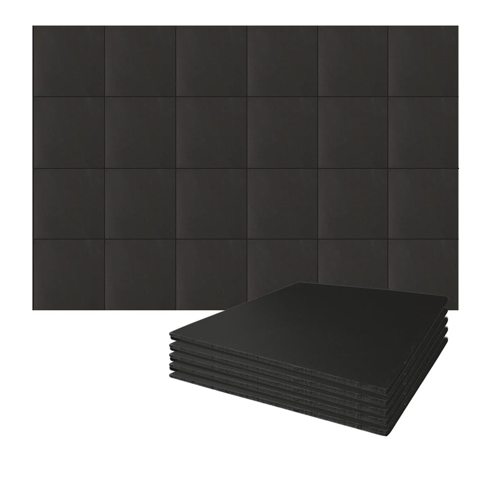 Arrowzoom Mass Loaded Vinyl Sheet - Soundproofing Barrier For Wall, Floor, Ceiling - 30x30cm  - KK1246 Black / 24 / 1.2 mm /0.05 in