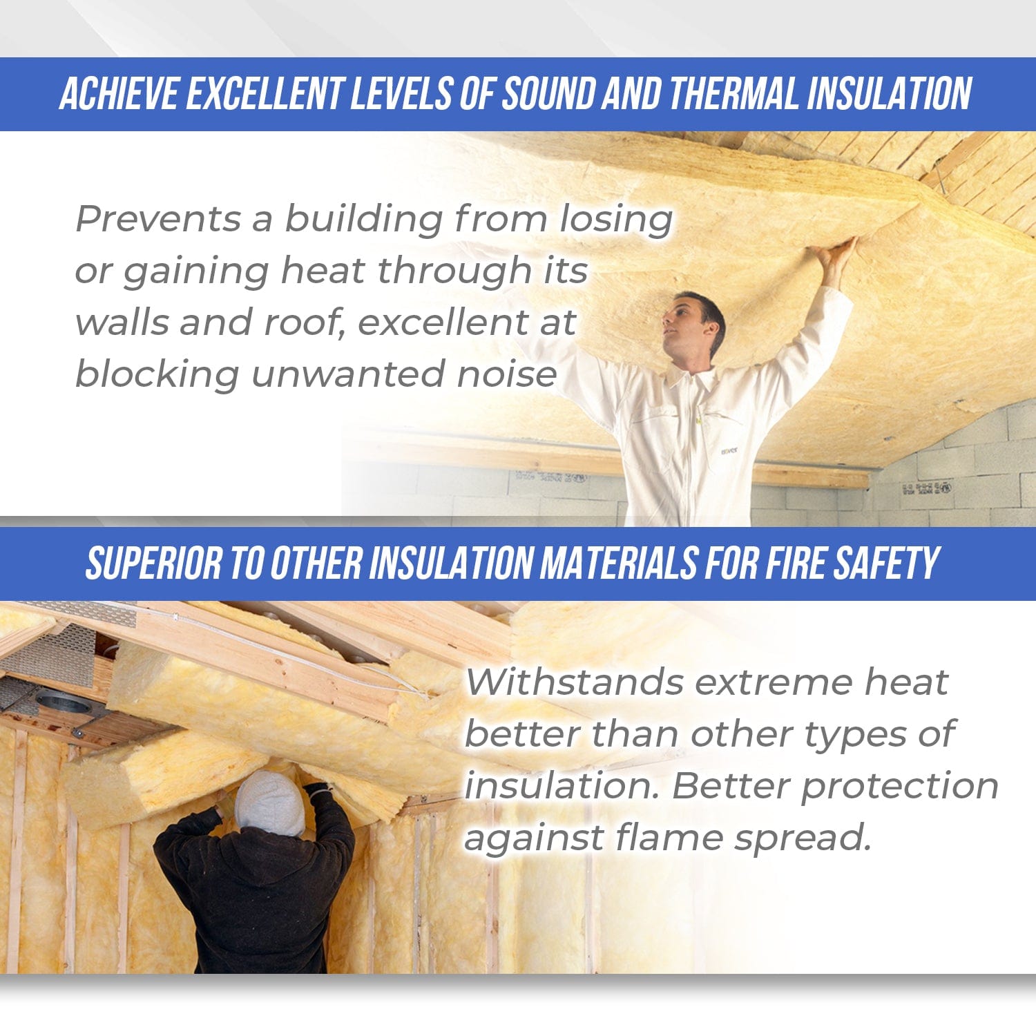 Arrowzoom Acoustic Mineral Wool Thermal Insulation and Room