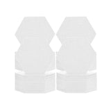 Arrowzoom Hexagon Felt Sound Absorbing Wall Panel - Solid Color - KK1224 White / 48 pieces - 17 x 20 x 1cm