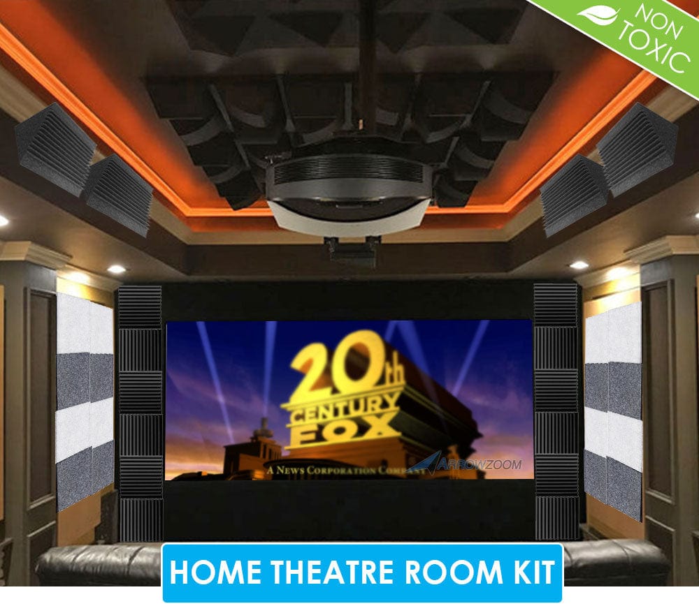 Arrowzoom Ultimate Computer Gaming Room Kit - All in One Soundproof Panels  - KK1183
