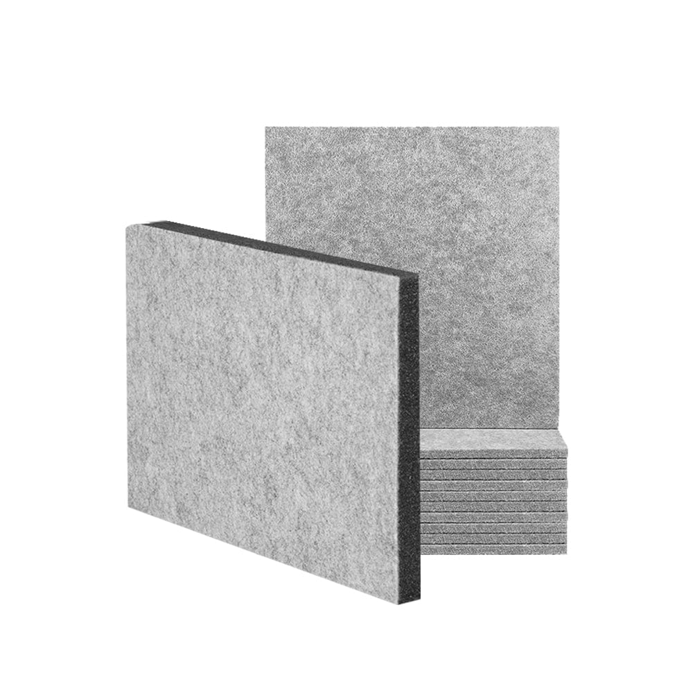 Arrowzoom™ Soundproofing Self Adhesive Panels Wall Kit PRO - KK1259 Gray / 12