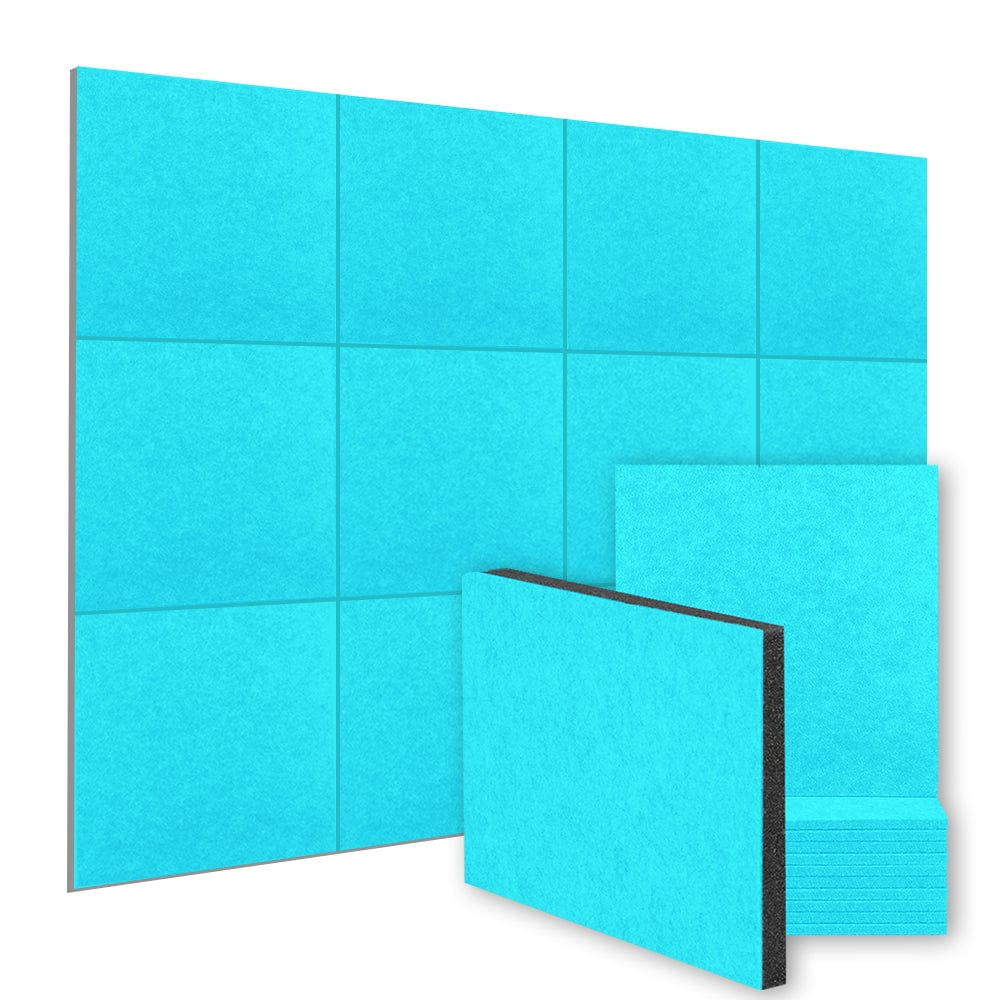 Arrowzoom™ Soundproofing Self Adhesive Panels Wall Kit PRO - KK1259 Light Blue / 24