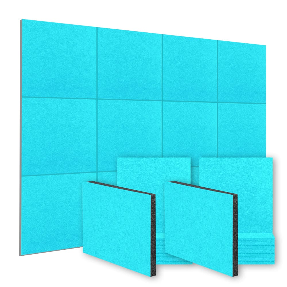 Arrowzoom™ Soundproofing Self Adhesive Panels Wall Kit PRO - KK1259 Light Blue / 48