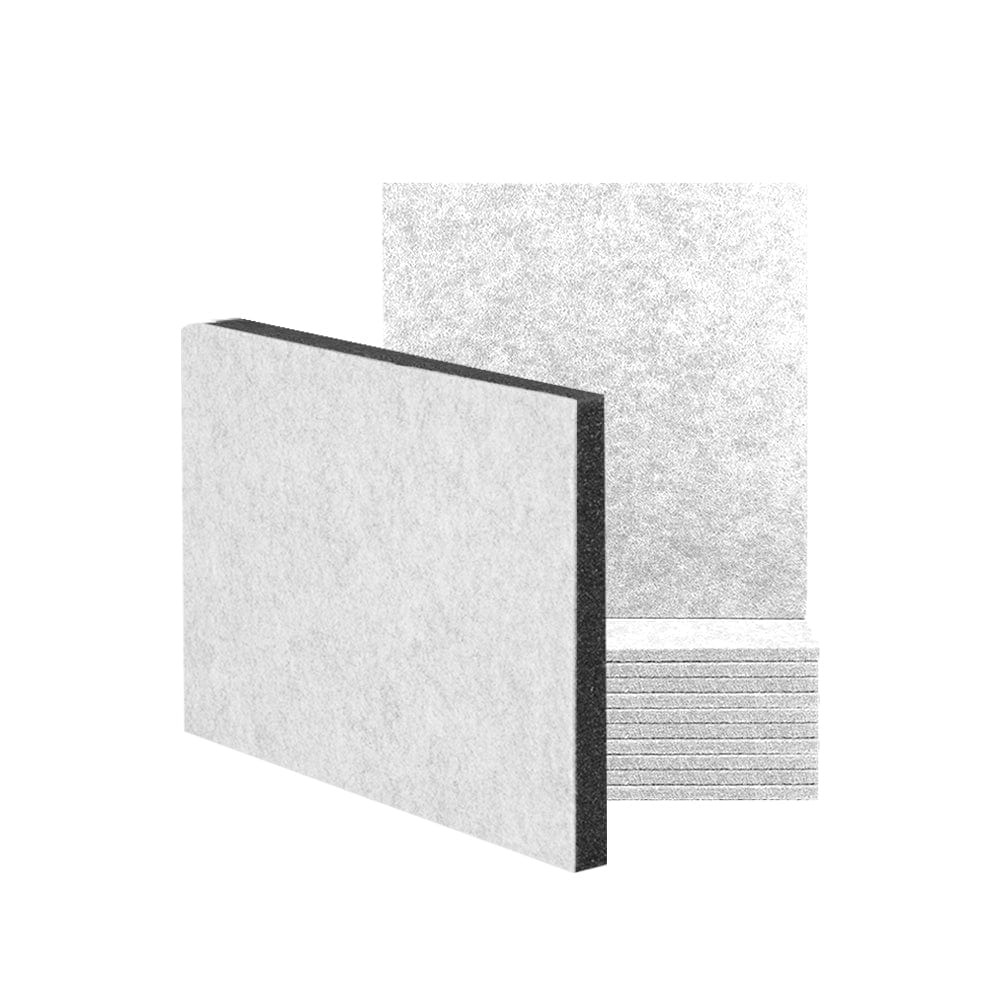 Arrowzoom™ Soundproofing Self Adhesive Panels Wall Kit PRO - KK1259 White / 12