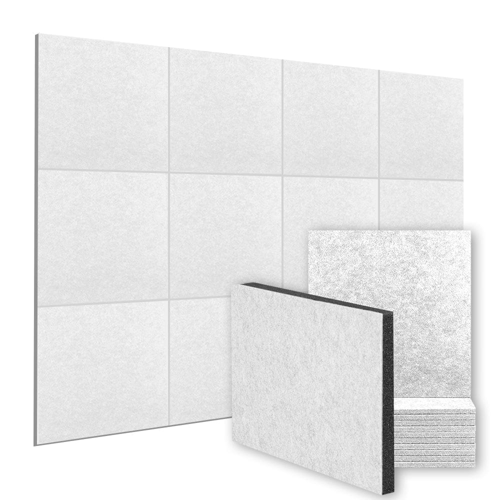 Arrowzoom™ Soundproofing Self Adhesive Panels Wall Kit PRO - KK1259 White / 24