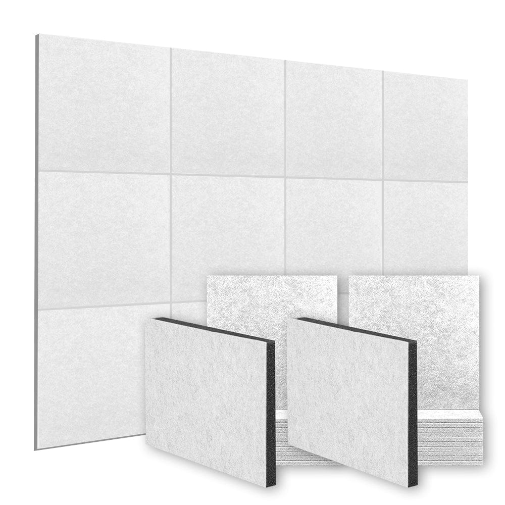 Arrowzoom™ Soundproofing Self Adhesive Panels Wall Kit PRO - KK1259 White / 48