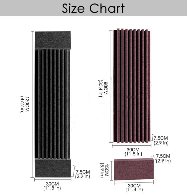 Arrowzoom Wall Set Soundproof Panels - 2 Colors - KK1038