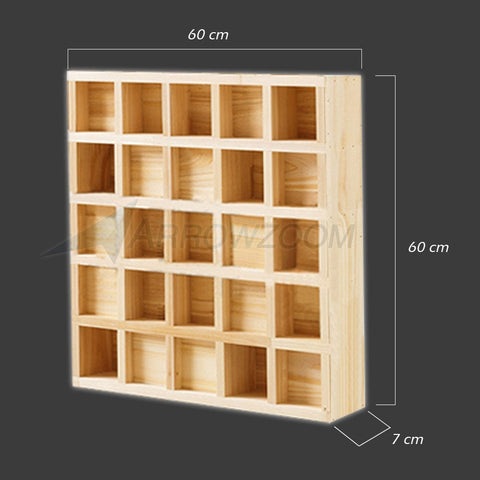 Arrowzoom™ Pro Acoustic Wood Diffuser Panel - 25 Grid - KK1201